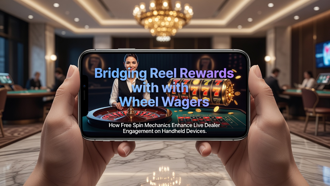 Mobile Live-Roulette mit integrierten Freispiel-Belohnungen auf einem Smartphone-Display