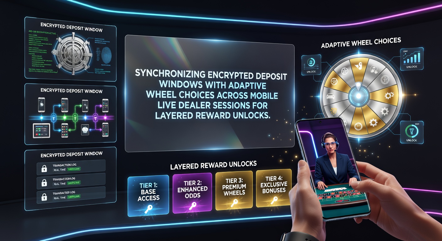 Verschlüsselte Einzahlungsprozesse und adaptive Radanpassungen in mobilen Live-Dealer-Sitzungen für gestaffelte Belohnungen
