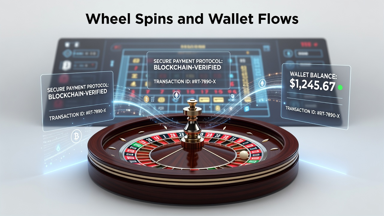 Zahlungsflüsse und Roulette-Räder in App-Casinos