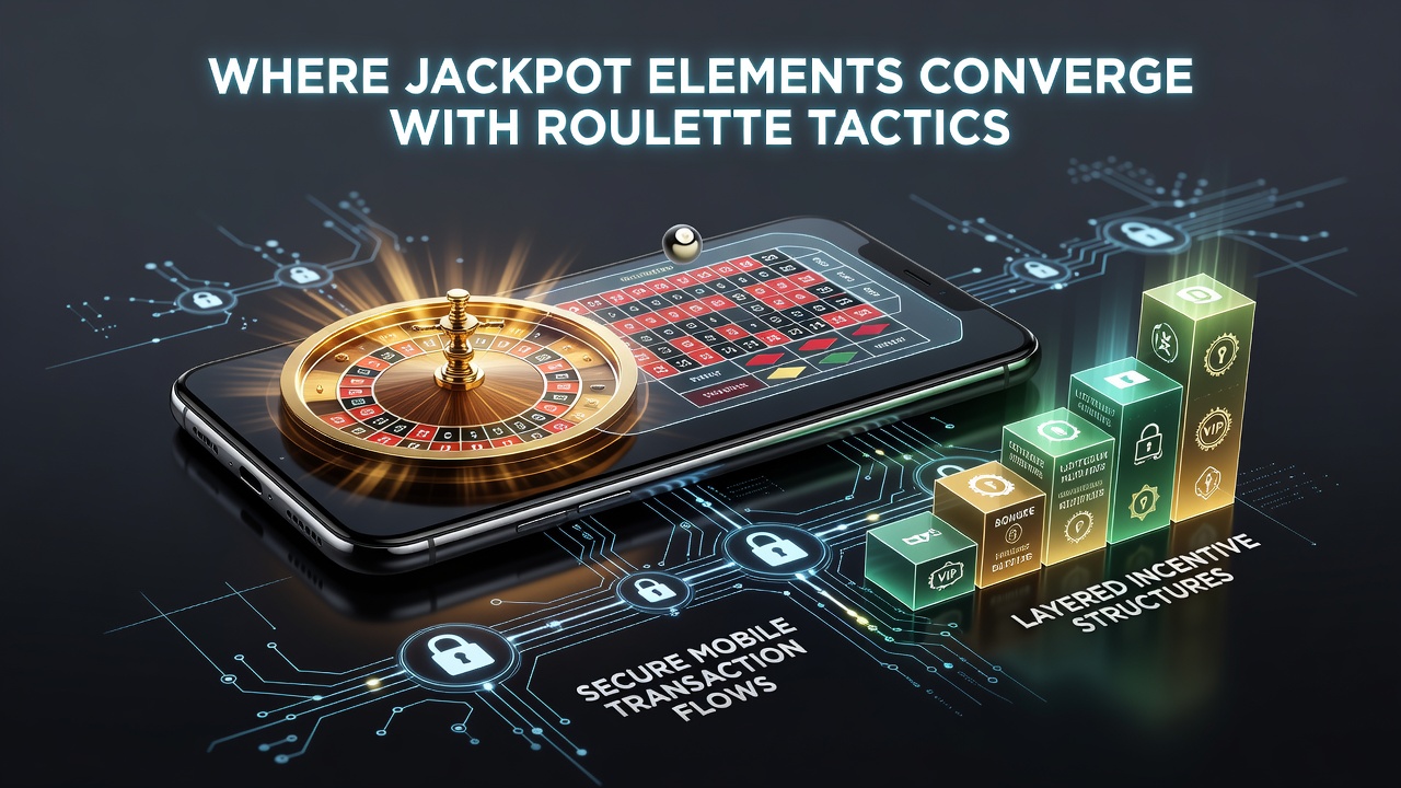 Darstellung der Schnittstelle zwischen Jackpot-Mechanismen, Roulette-Taktiken und mobilen Transaktionsflüssen in Online-Casinos